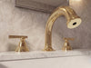 Brass Taps Bathroom 3-Hole Widespread