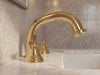Brass Taps Bathroom 3-Hole Widespread