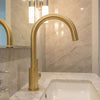 Unlacquered Brass Bathroom Single Tap