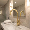 Unlacquered Brass Bathroom Single Tap