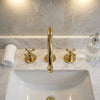 Unlacquered Brass Taps Bathroom