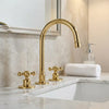 Unlacquered Brass Taps Bathroom