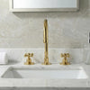 Unlacquered Brass Taps Bathroom