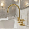 Unlacquered Brass Taps Bathroom