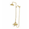 Unlacquered Solid Brass Rain Shower System Bath