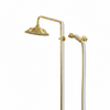 Unlacquered Solid Brass Rain Shower System Bath