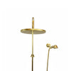 Unlacquered Solid Brass Shower System Set