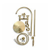 Unlacquered Solid Brass Shower System Set
