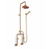 Unlacquered Solid Copper Shower System
