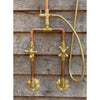 Unlacquered Solid Copper Shower System