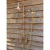 Unlacquered Solid Copper Shower System